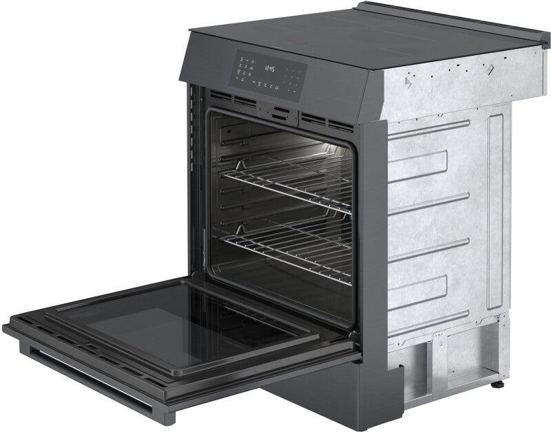800 Series Induction Slide-in Range 30" Black Stainless Steel - (HII8047U) - BOSCH