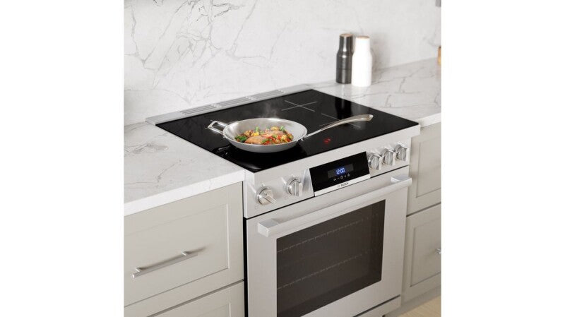 800 Series Induction freestanding range Stainless Steel - (HIS8055U) - BOSCH