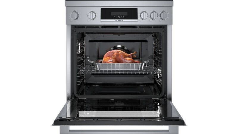 800 Series Induction freestanding range Stainless Steel - (HIS8055U) - BOSCH