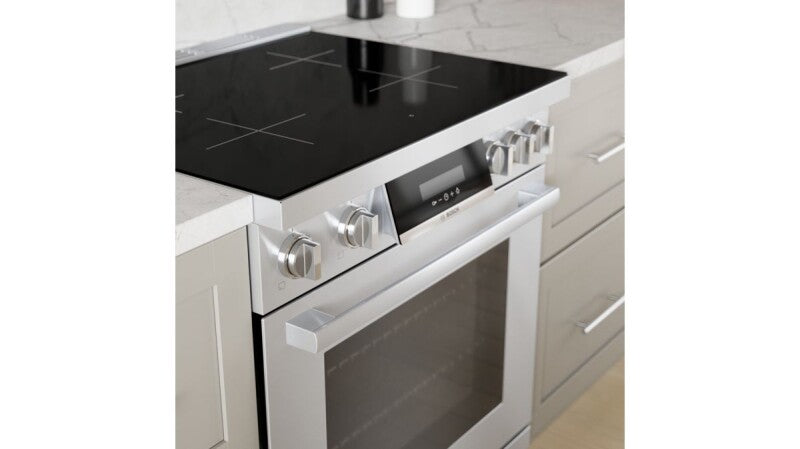 800 Series Induction freestanding range Stainless Steel - (HIS8055U) - BOSCH