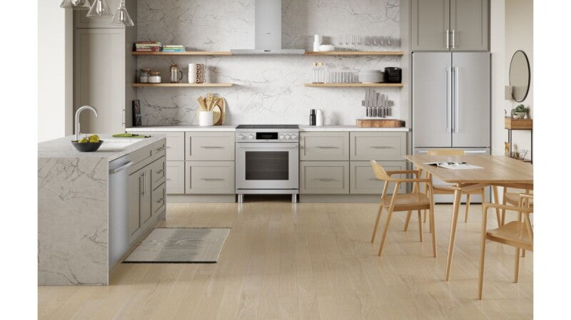 800 Series Induction freestanding range Stainless Steel - (HIS8055U) - BOSCH