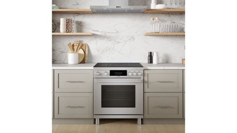 800 Series Induction freestanding range Stainless Steel - (HIS8055U) - BOSCH