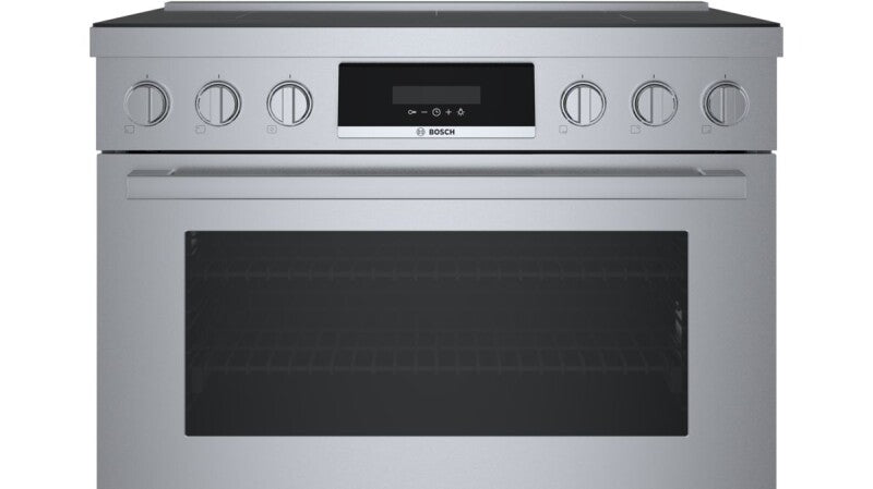 800 Series Induction freestanding range 36" Stainless Steel - (HIS8655U) - BOSCH