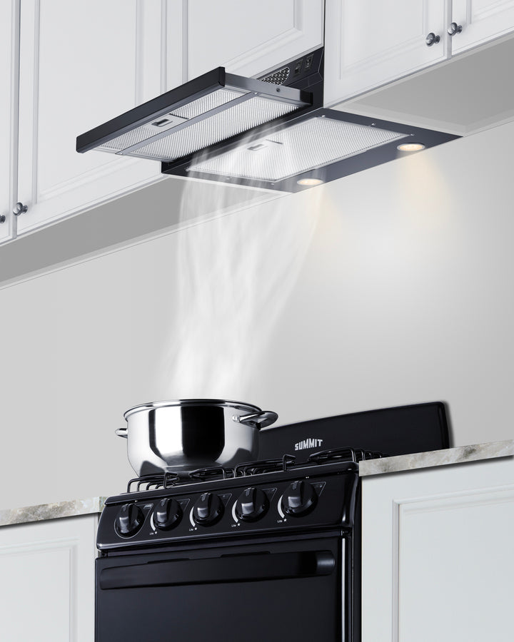 24" Wide Under Cabinet Range Hood - (HRTX24B)