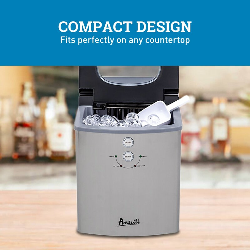 Avanti Portable Countertop Ice Maker - (IM1218BSIS) - AVANTI