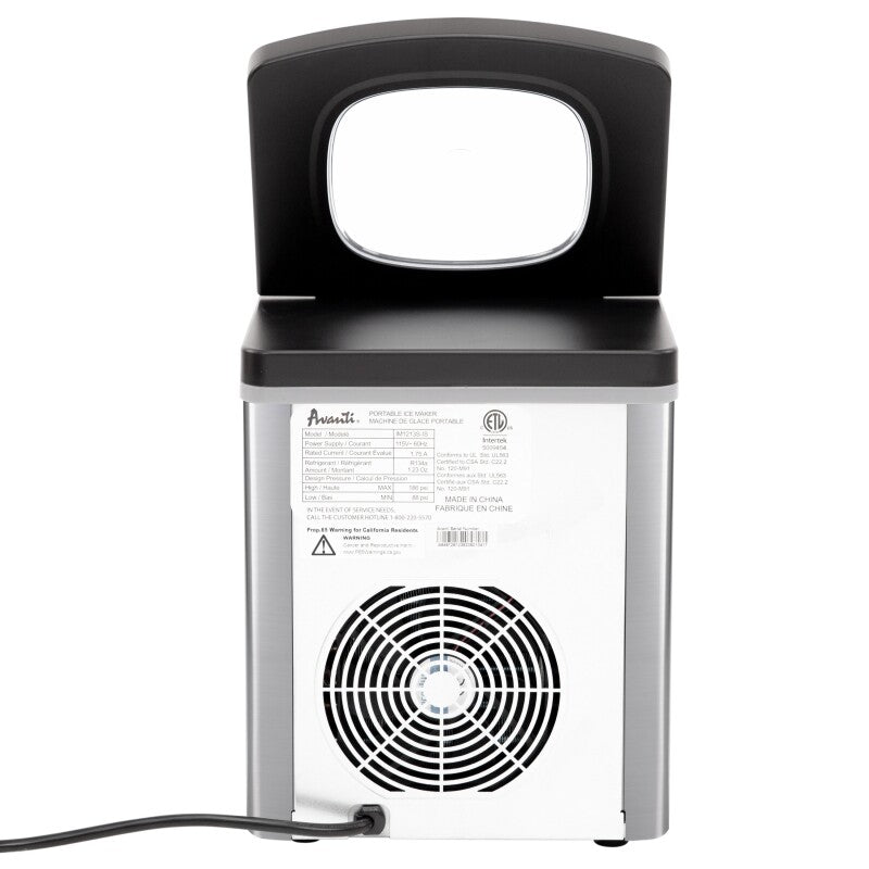 Avanti Portable Countertop Ice Maker - (IM1218BSIS) - AVANTI