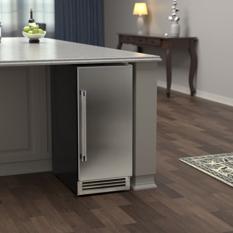 Avanti ELITE Built-in or Freestanding Ice Maker, 15" - (IME49U3SIS) - AVANTI