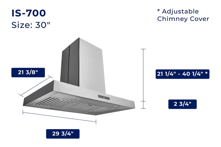 IS-700 Island Range Hood