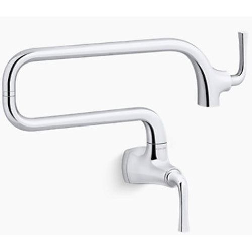 Kohler K22066-CP "Graze" Pot Filler Kitchen Faucet