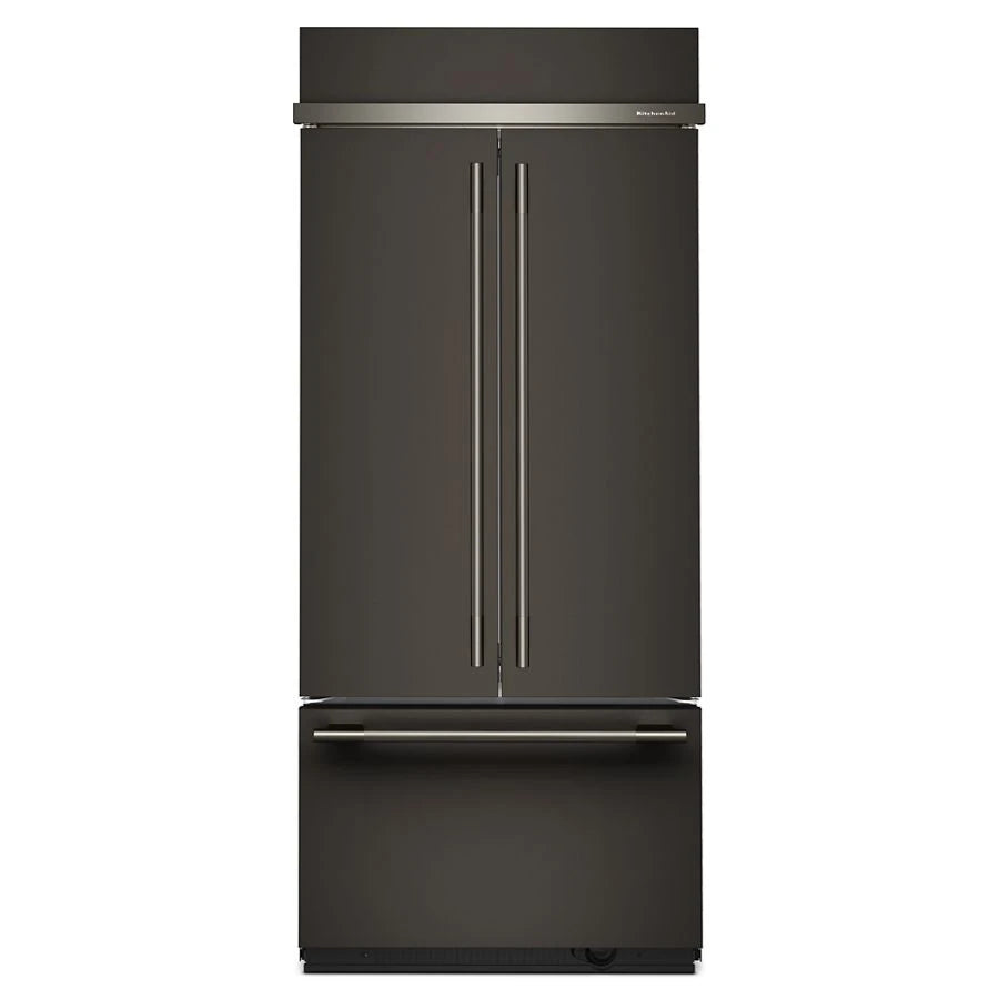 20.8 Cu. Ft. 36" Built-In French Door Bottom Mount Refrigerator with Platinum Interior - (KBFN536SBE)
