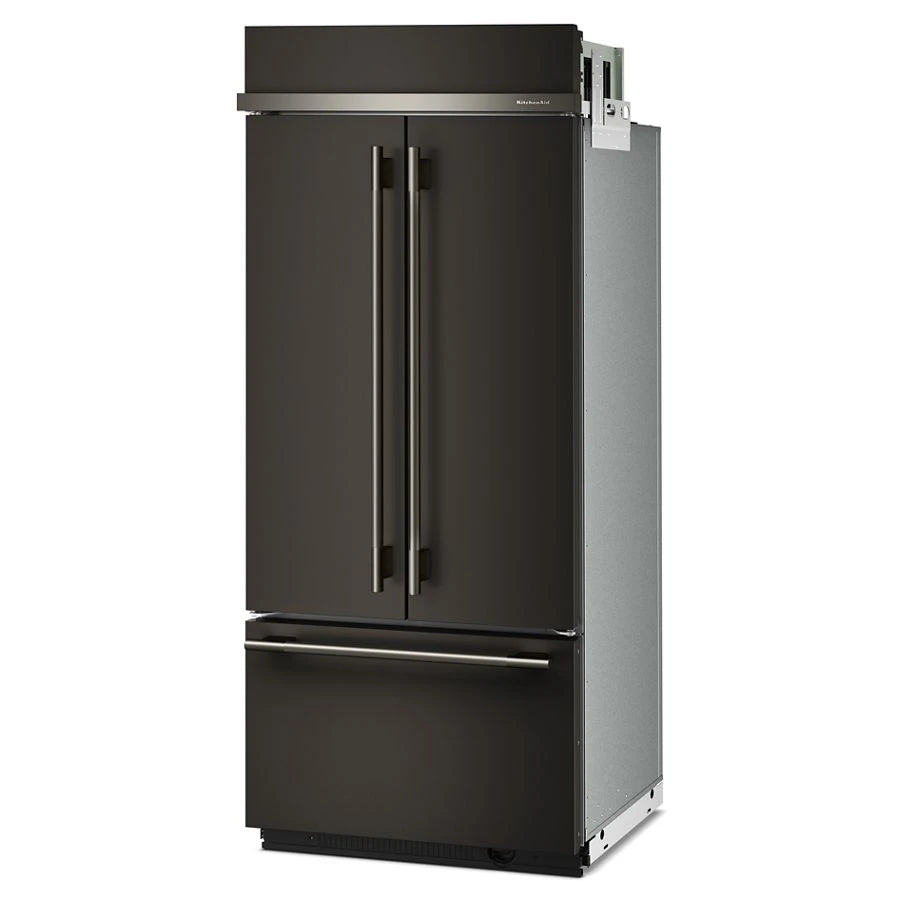 20.8 Cu. Ft. 36" Built-In French Door Bottom Mount Refrigerator with Platinum Interior - (KBFN536SBE)