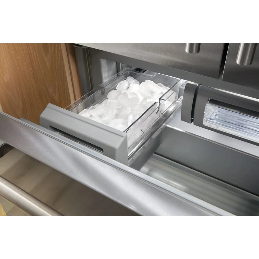 20.8 Cu. Ft. 36" Built-In French Door Bottom Mount Refrigerator with Platinum Interior - (KBFN536SBE)