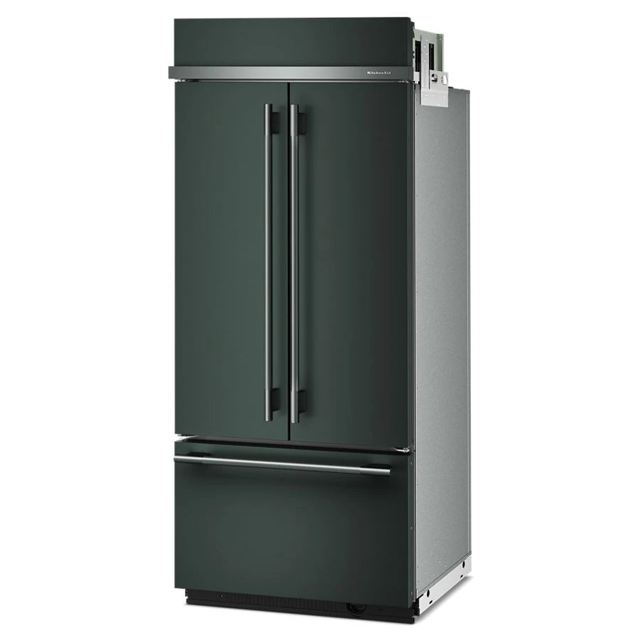 20.8 Cu. Ft. 36" Built-In French Door Bottom Mount Refrigerator with Platinum Interior - (KBFN536SJP)