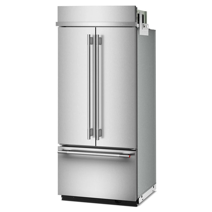 20.8 Cu. Ft. 36" Built-In French Door Bottom Mount Refrigerator with Platinum Interior - (KBFN536SPS)