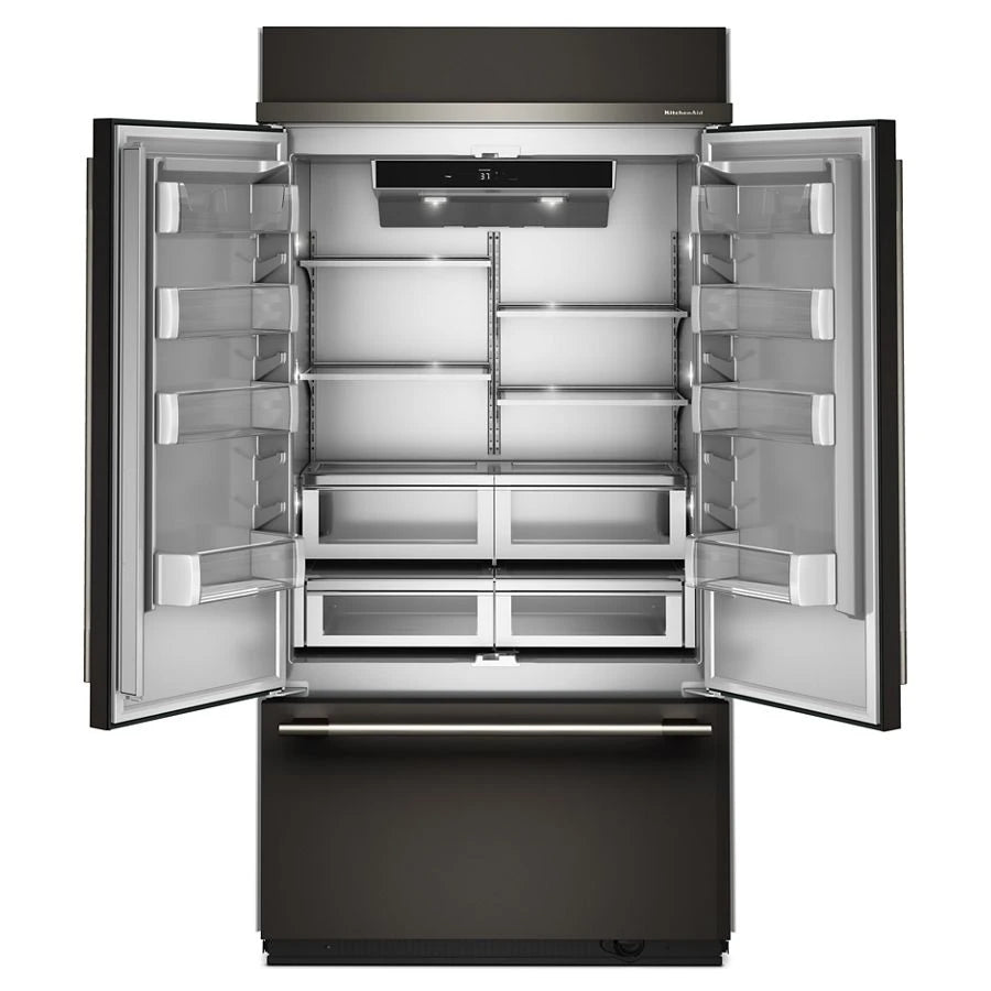 24.2 Cu. Ft. 42" Built-In French Door Bottom Mount Refrigerator with Platinum Interior - (KBFN542SBE)