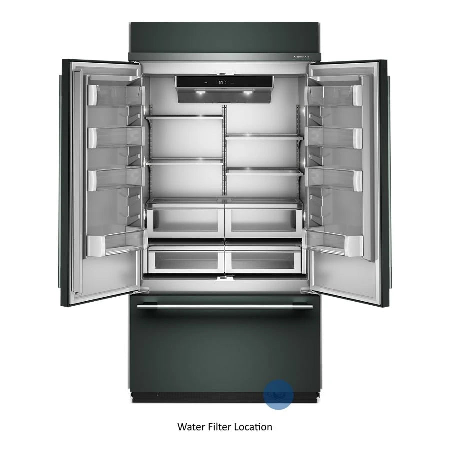 24.2 Cu. Ft. 42" Built-In French Door Bottom Mount Refrigerator with Platinum Interior - (KBFN542SJP)
