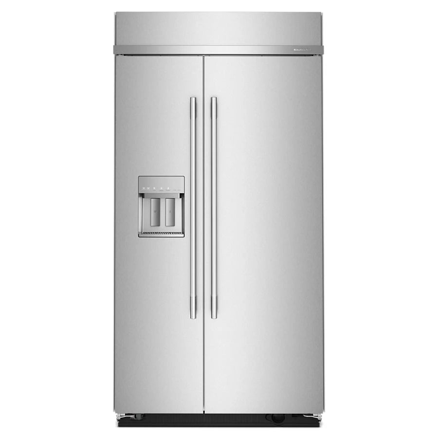 25.1 Cu. Ft. 42" Built-In Side-by-Side Refrigerator features Exterior Water and Ice Dispenser with Measured Fill - (KBSD742SPS)