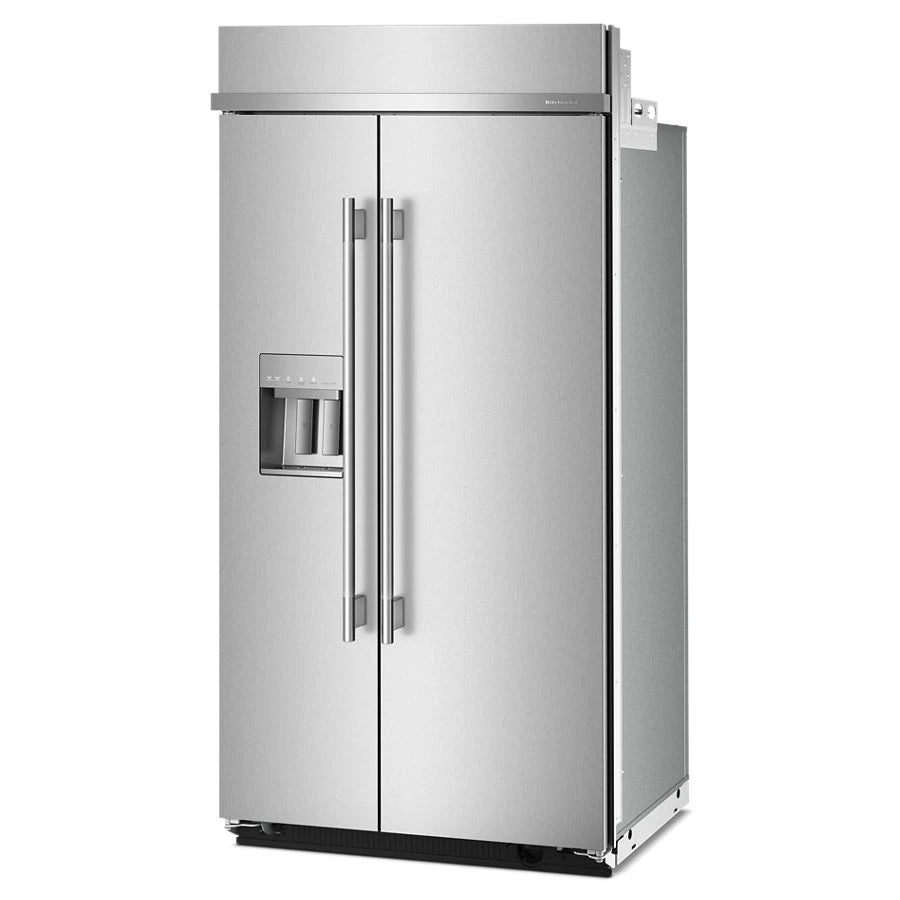25.1 Cu. Ft. 42" Built-In Side-by-Side Refrigerator features Exterior Water and Ice Dispenser with Measured Fill - (KBSD742SPS)