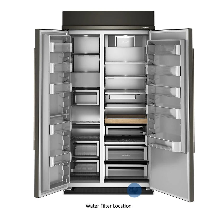 25.5 Cu. Ft. 42" Built-In Side-by-Side Refrigerator with Platinum Interior - (KBSN742SBE)