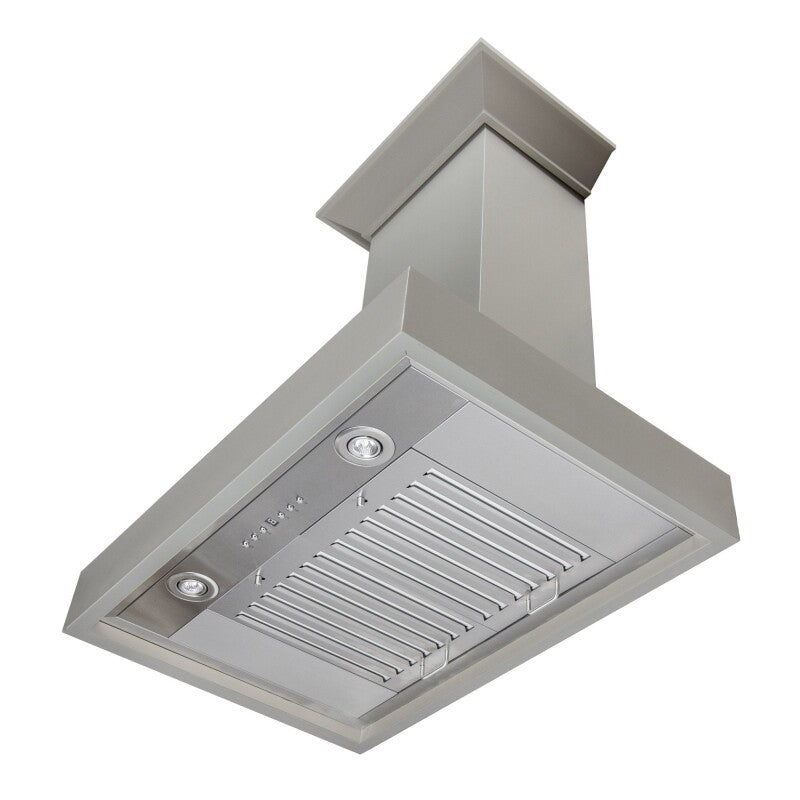 Convertible Vent Wooden Wall Mount Range Hood (KBUU) - 30 Inch - (KBUU30) -