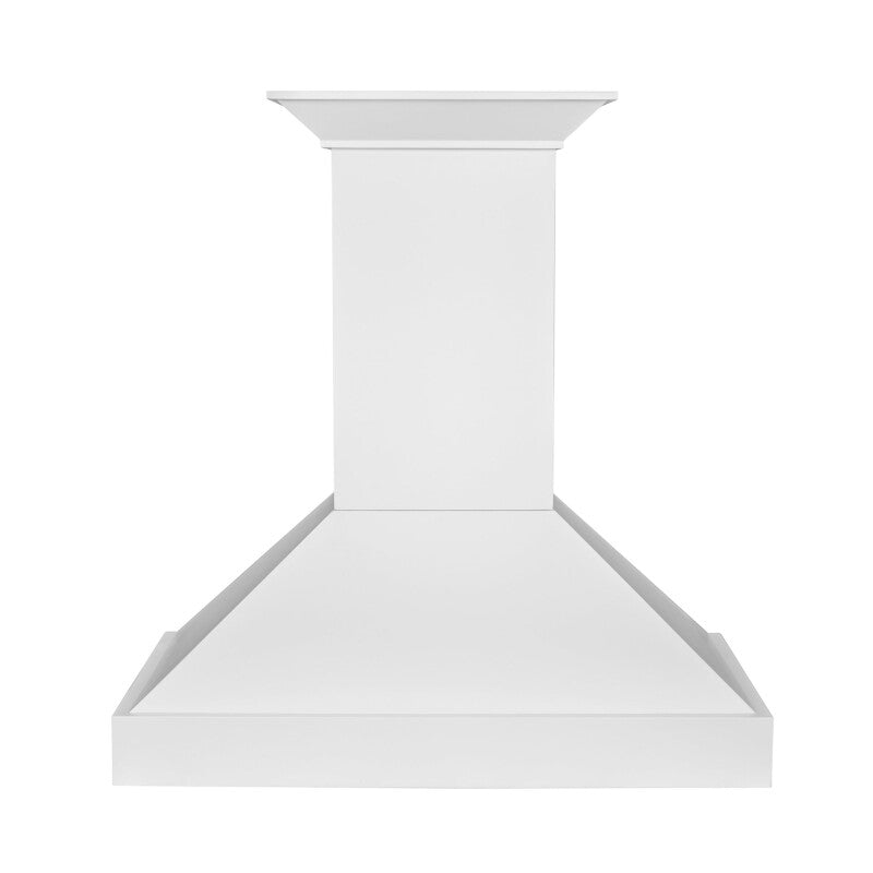 ZLINE 30 in. Wooden Wall Mount Range Hood in Smooth Bright White Finish (KBWW-30) - (KBWW30) -