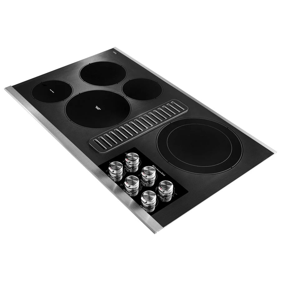 36" Electric Downdraft Cooktop with 5 Elements - (KCED606GSS) - KITCHENAID