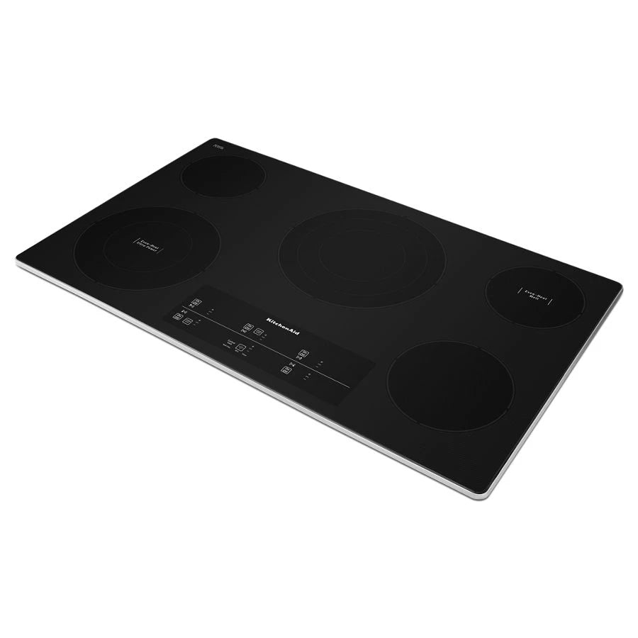 36" Electric Cooktop with 5 Elements and Touch-Activated Controls - (KCES956KSS) - KITCHENAID