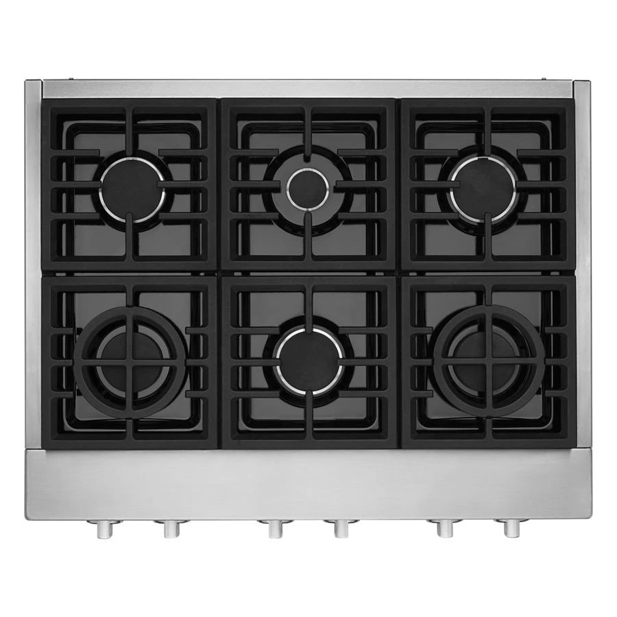 KitchenAid(R) 36'' 6-Burner Commercial-Style Gas Rangetop - (KCGC506JSS) - KITCHENAID