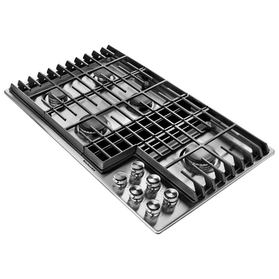 36" 5 Burner Gas Downdraft Cooktop - (KCGD506GSS) - KITCHENAID