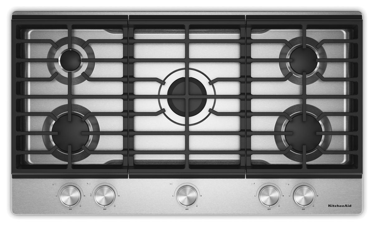 KitchenAid KCGK336SSS 36 in. Gas Cooktop - hero
