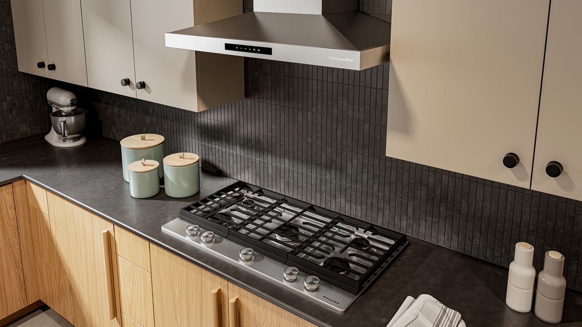 KitchenAid KCGK336SSS 36 in. Gas Cooktop - lifestyle