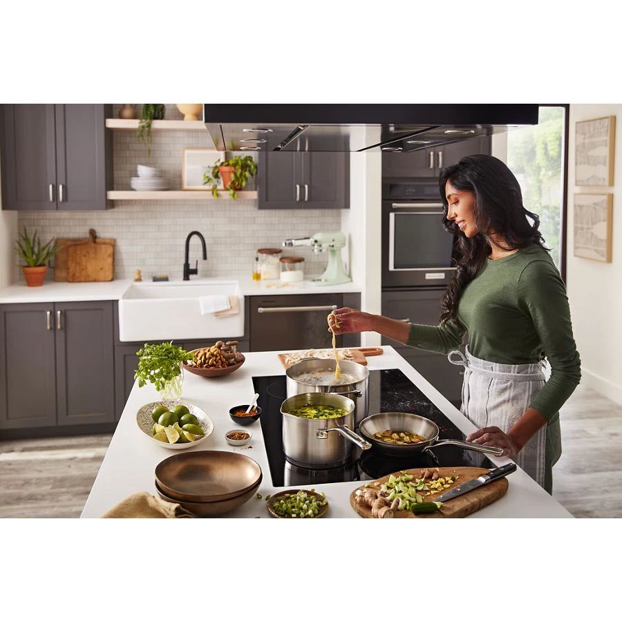 30-Inch 5-Element Sensor Induction Cooktop - (KCIG550JBL) - KITCHENAID
