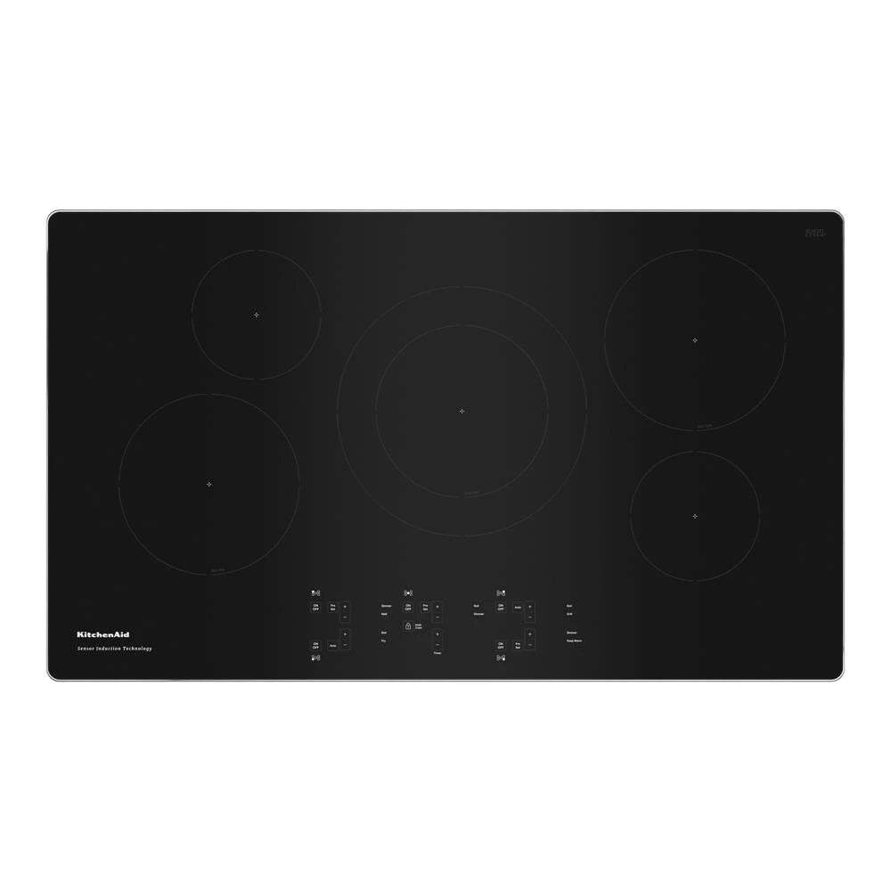 36-Inch 5-Element Sensor Induction Cooktop - (KCIG556JSS) - KITCHENAID