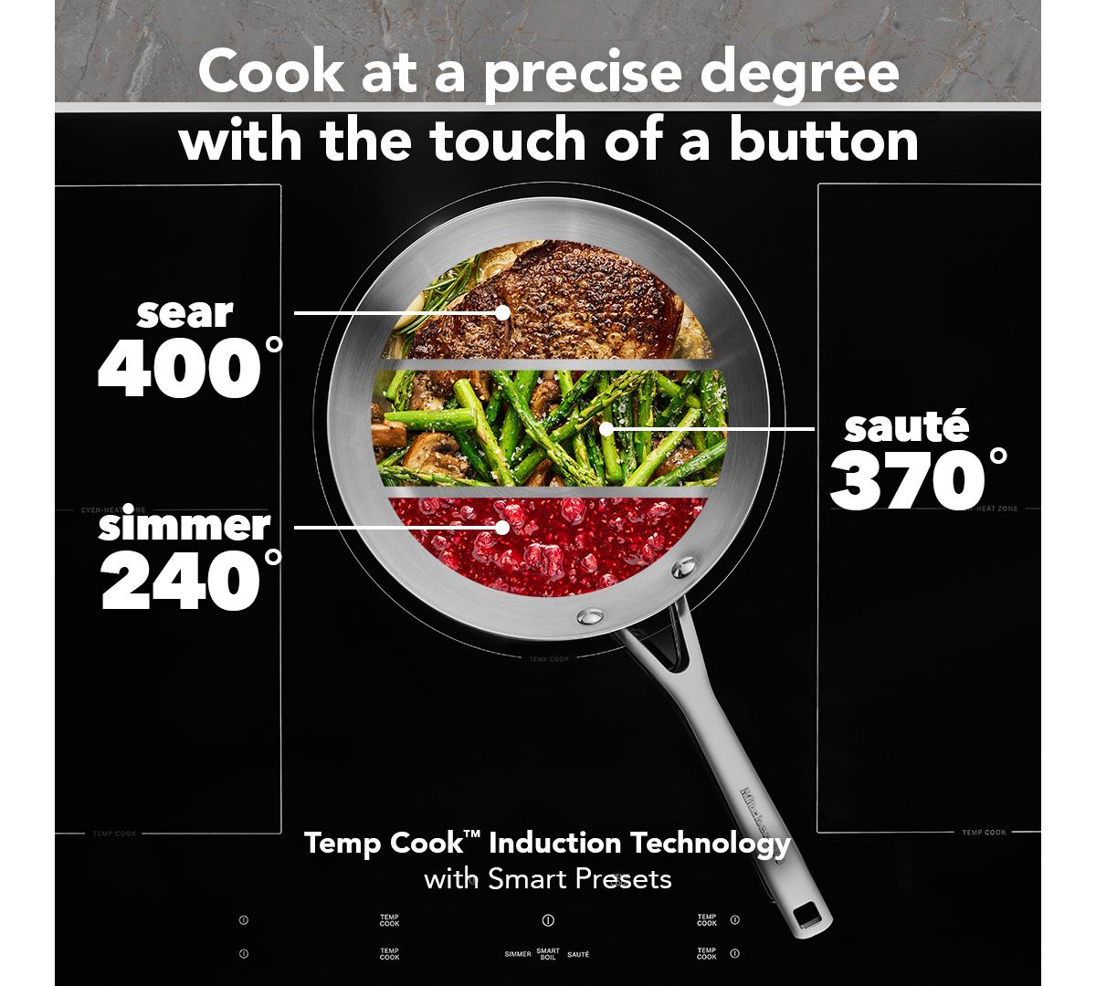 KitchenAid KCIT736SBL 36 in. Induction Cooktop - feature