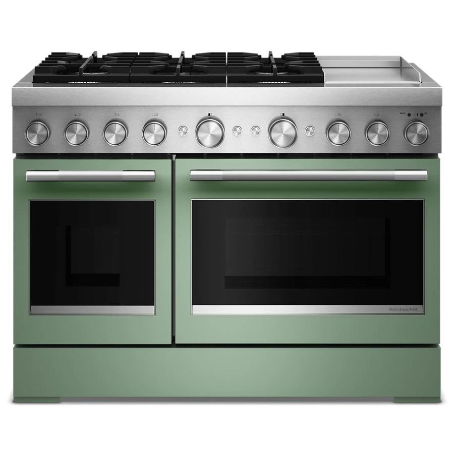 48-Inch 6 Burner Commercial-Style Dual Fuel Range with Griddle - (KFDD948SDC)