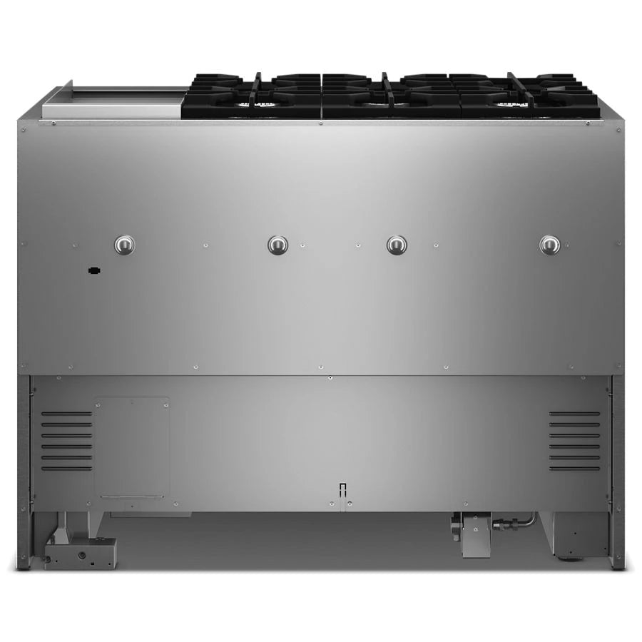 48-Inch 6 Burner Commercial-Style Dual Fuel Range with Griddle - (KFDD948SSS)