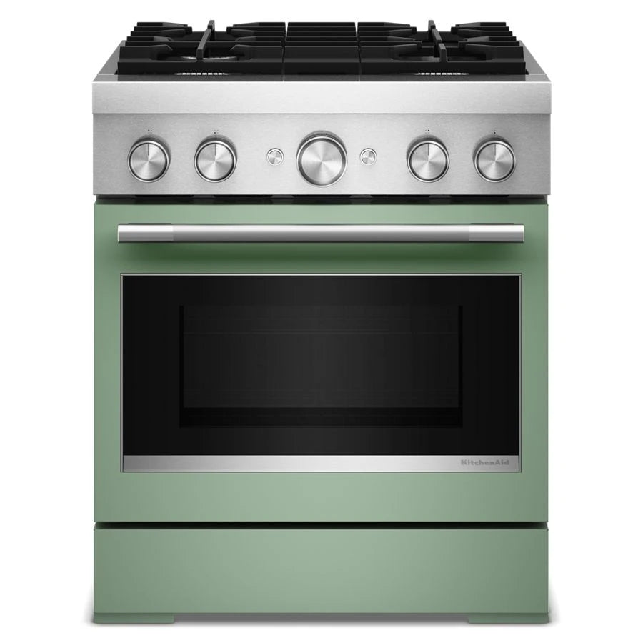 30-Inch 4 Burner Commercial-Style Dual Fuel Range with No Preheat Air Fry Mode - (KFDS930SDC)