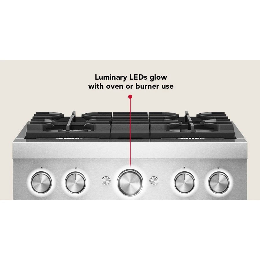 30-Inch 4 Burner Commercial-Style Dual Fuel Range with No Preheat Air Fry Mode - (KFDS930SSS)