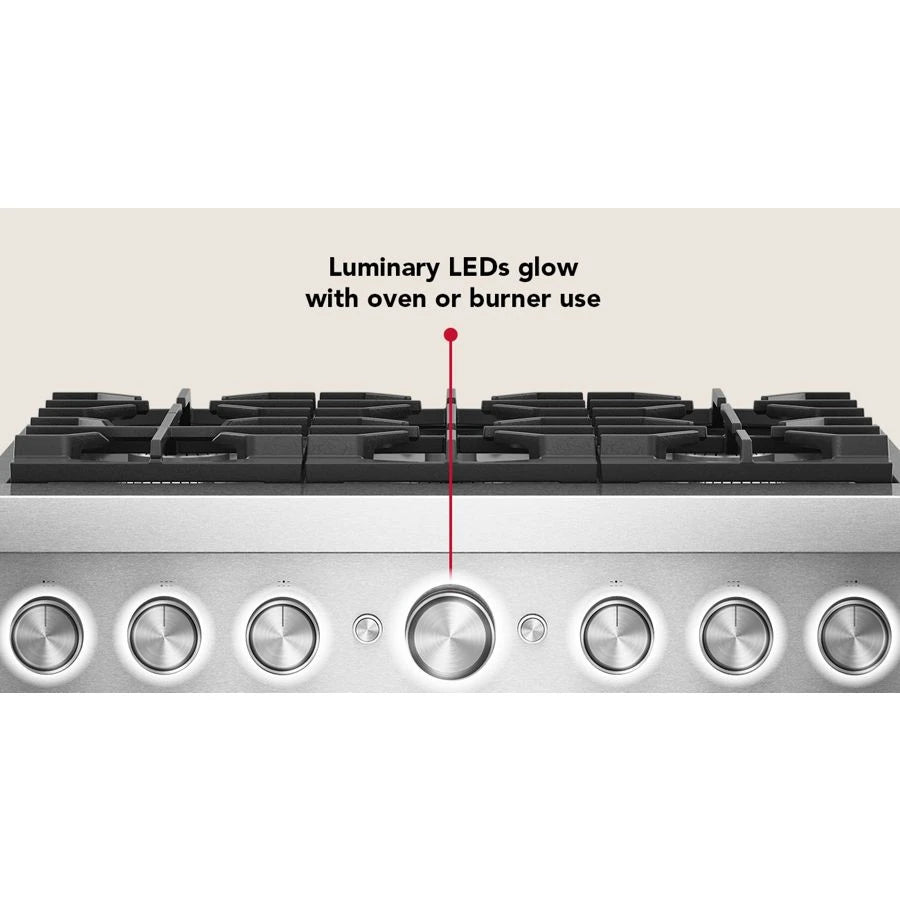 36-Inch 6 Burner Commercial-Style Dual Fuel Range with No Preheat Air Fry Mode - (KFDS936SSC)