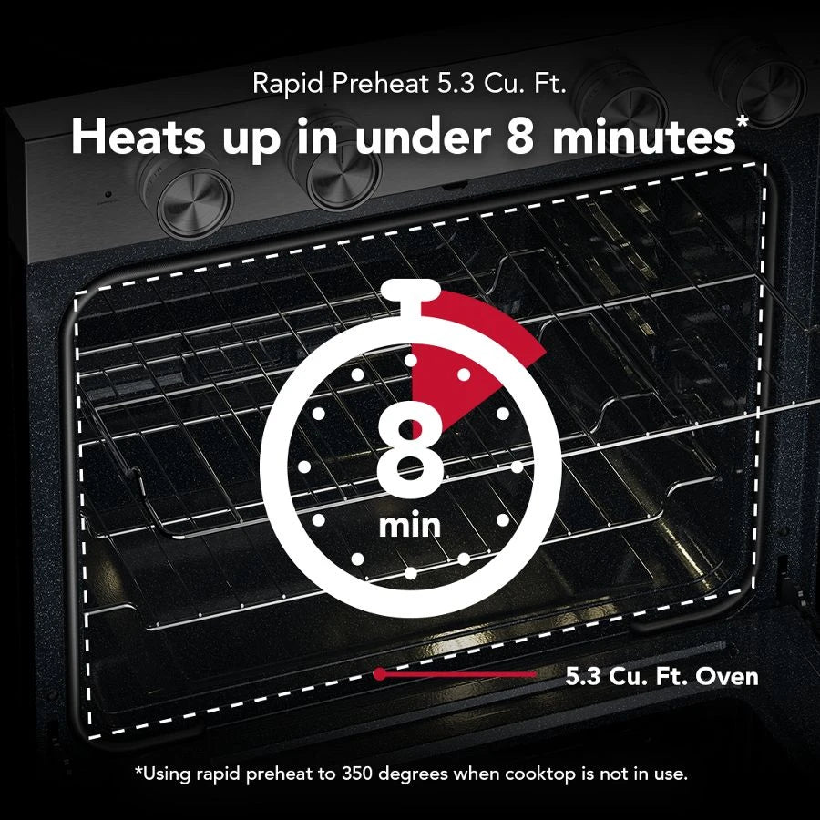 30" Smooth Surface Freestanding Electric Range with Convection Oven - (KFES530SPS)