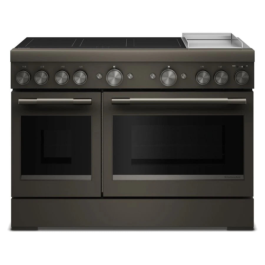 48-Inch 6-Element Induction Freestanding Commercial-Style Range with Griddle - (KFID948SBE)