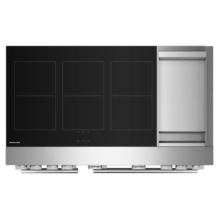 48-Inch 6-Element Induction Freestanding Commercial-Style Range with Griddle - (KFID948SSS)
