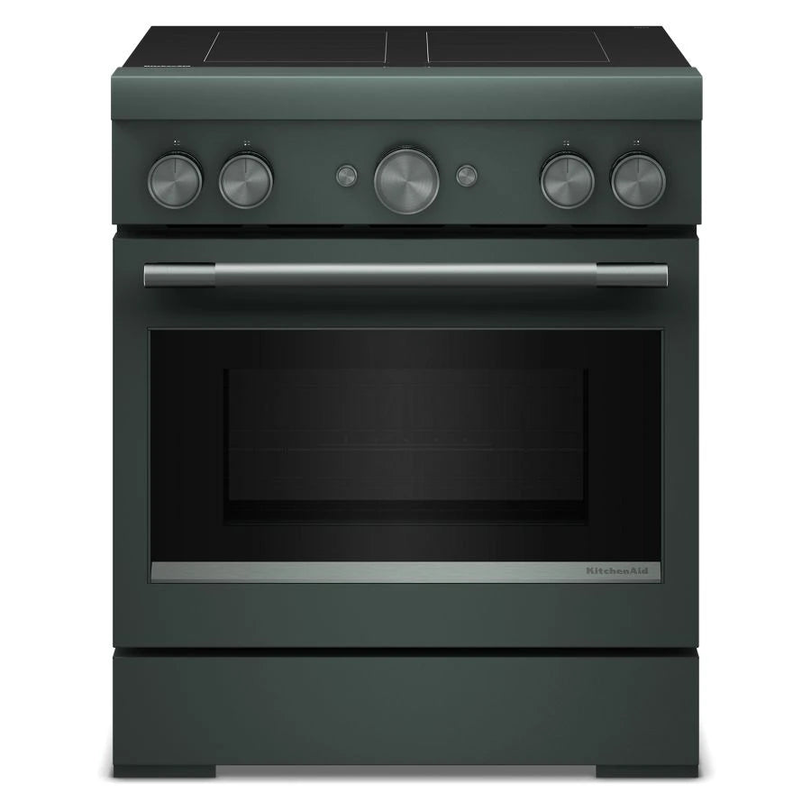 30-Inch 4-Element Induction Freestanding Commercial-Style Range with Air Fry - (KFIS930SJP)