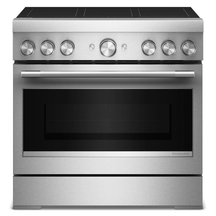36-Inch 6-Element Induction Freestanding Commercial-Style Range with Air Fry - (KFIS936SSS)