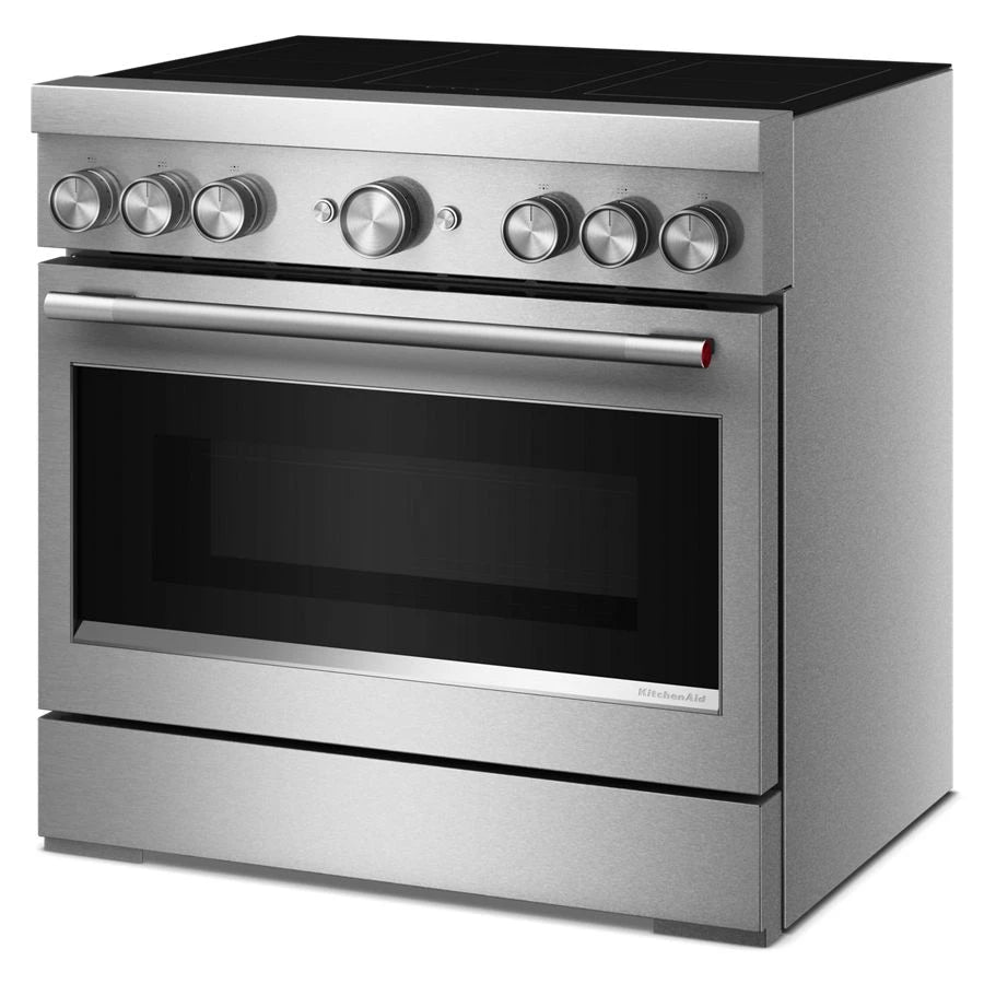 36-Inch 6-Element Induction Freestanding Commercial-Style Range with Air Fry - (KFIS936SSS)