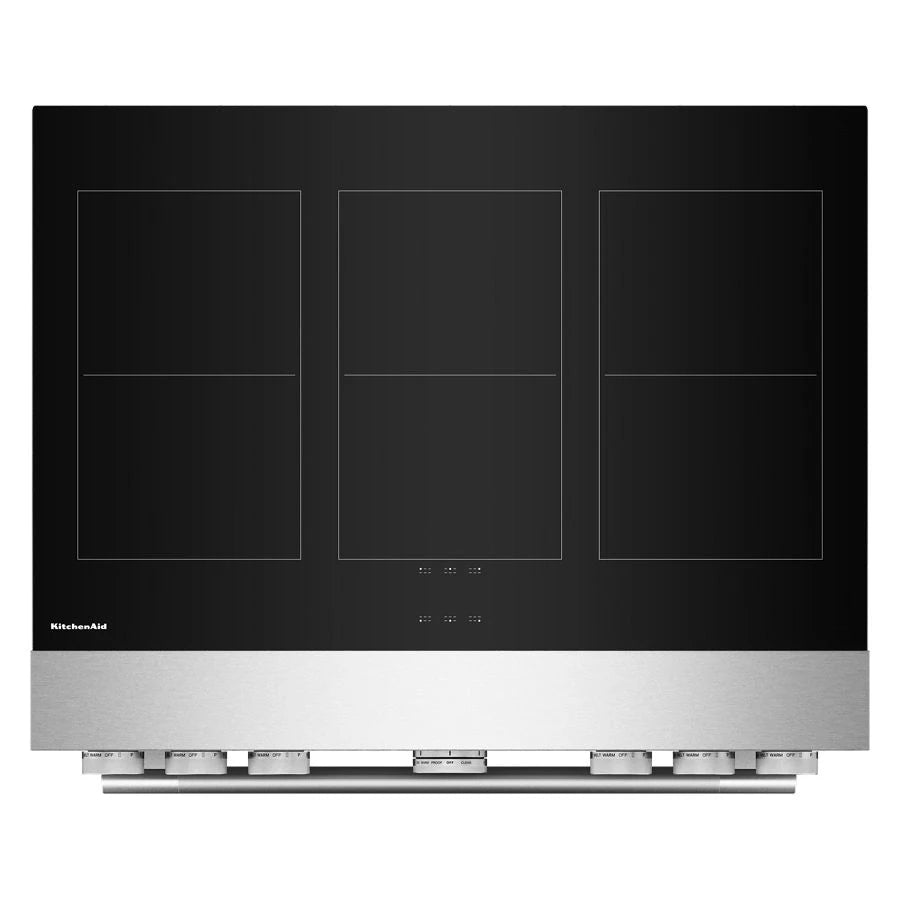 36-Inch 6-Element Induction Freestanding Commercial-Style Range with Air Fry - (KFIS936SSS)