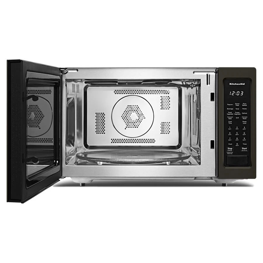 21 3/4" Countertop Convection Microwave Oven with PrintShield(TM) Finish - 1000 Watt - (KMCC5015GBS)