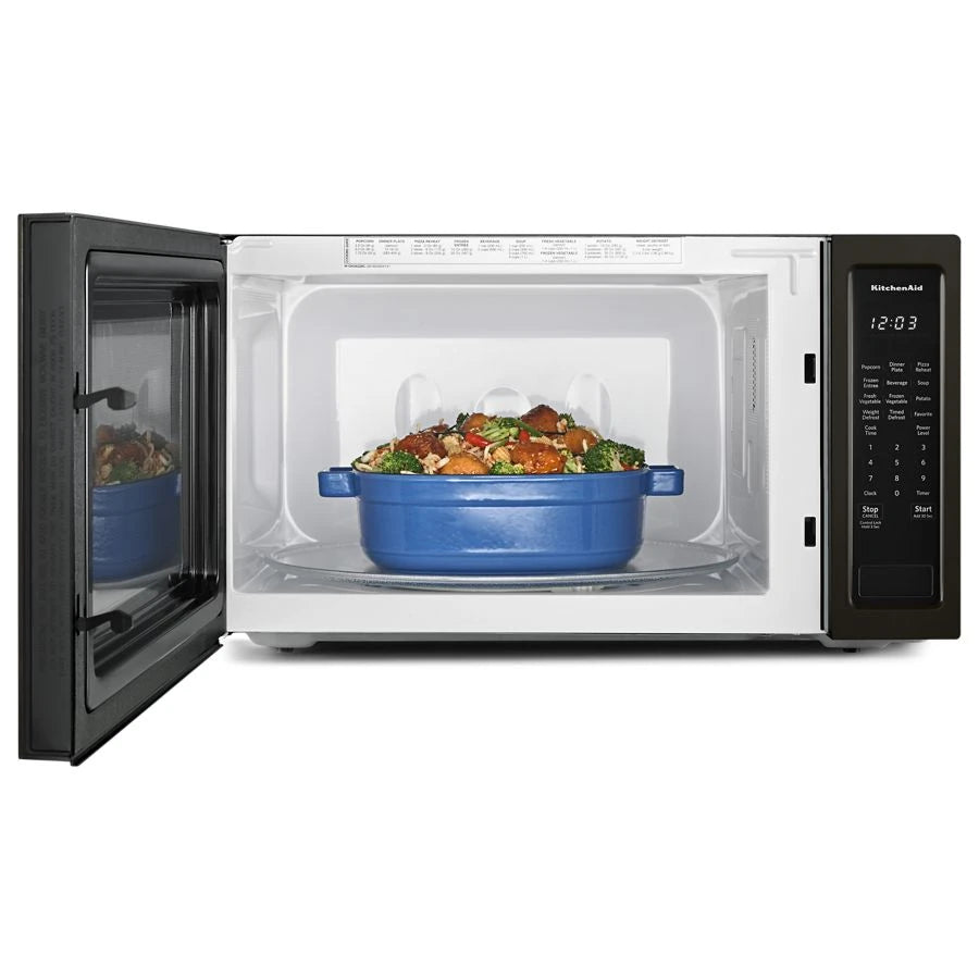 24" Countertop Microwave Oven with PrintShield(TM) Finish - 1200 Watt - (KMCS3022GBS)