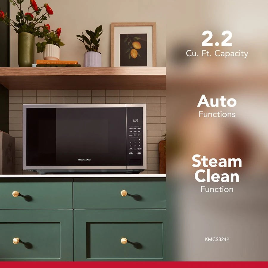 2.2 cu. ft. Countertop Microwave Oven with Sensor Cooking - (KMCS324SSS)