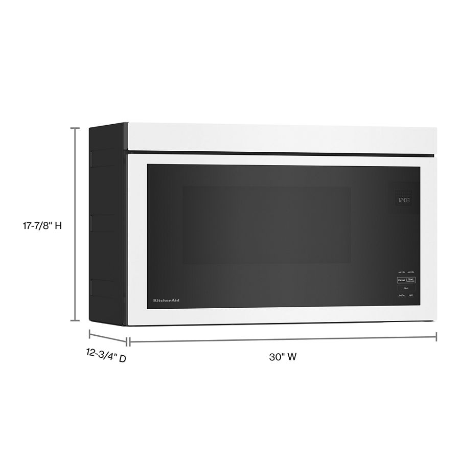 Over-The-Range Microwave with Flush Built-In Design - (KMMF330PWH) - KITCHENAID